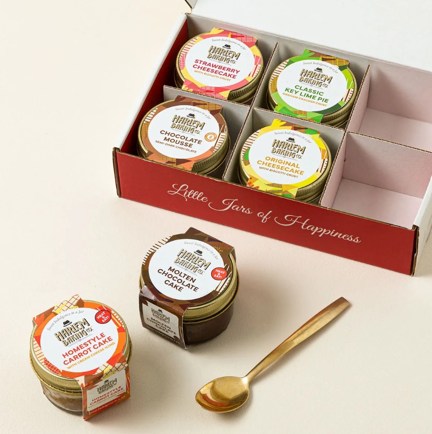 Dessert in a jar sampler as a sweet teacher gift
