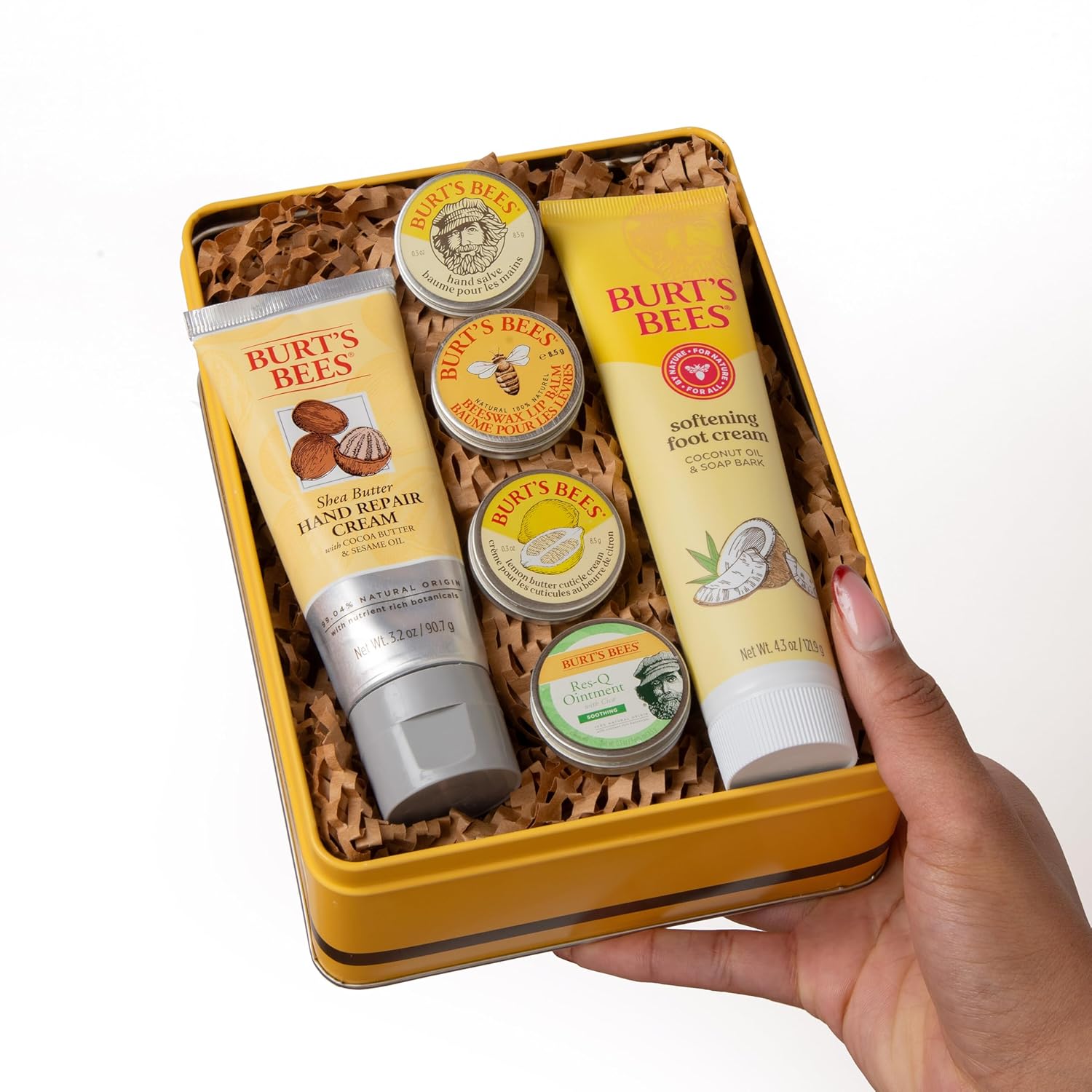 Hand and lip care set for a teacher survival kit gift